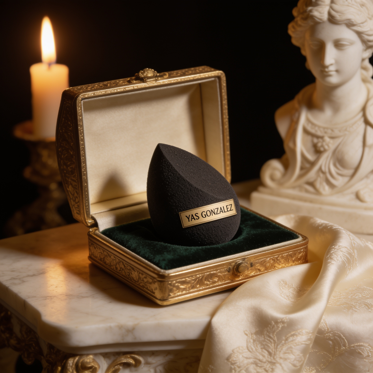 Classic Blender in a gilded presentation box on green velvet